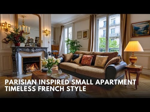 Parisian Inspired Small Apartment Decor That Embodies Timeless French Chic