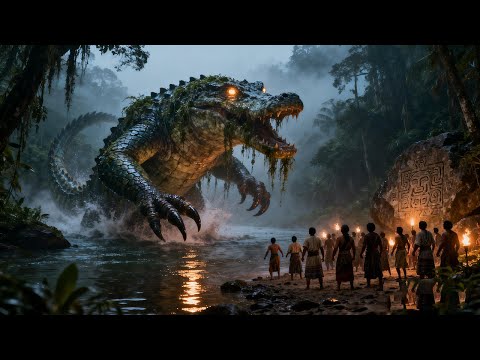 Man thinks he’s slain the river beast—laughs, then it swallows him whole!