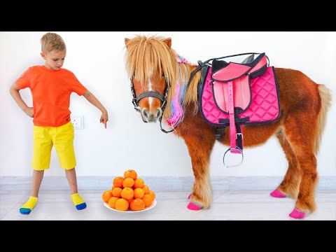 Vlad and Mom choose new pets - Funny stories for kids