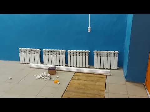 Water heating from a potbelly stove to the garage.