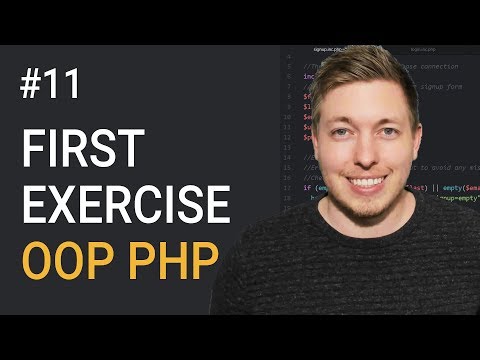 11: First exercise in OOP PHP | OOP PHP Exercise | Object Oriented PHP Tutorial | PHP Tutorial