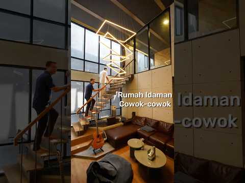 Main ke rumah yang maskulin dan serba ekspos #rumahindustrial