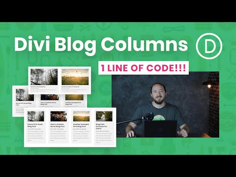 How To Change The Number Of Columns In The Divi Blog Module (Extremely Easy With 1 Line of Code!!!)