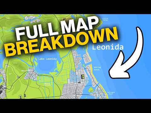 GTA 6 Full Map Breakdown — Leonida, Vice City & More