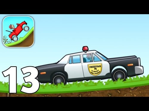 Hill Climb Racing #13 (Police Car) - Gameplay Walkthrough (iOS/Android)