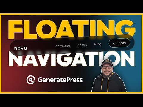 Modern Floating Pill Header with CSS Scroll-Based Animations