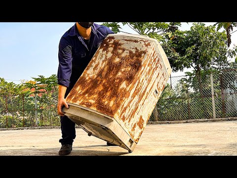 Talented Mechanic Back to LIFE An Old Washing Machine From A Pile Of Scrap // Full Restoration