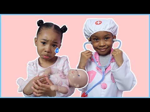 Sefari Takes Her Sick Baby To The Doctors👩🏾⚕️| Kids Videos