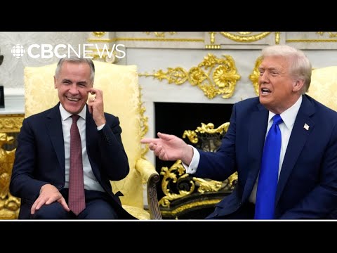 Carney, Trump take questions at 2nd Oval Office meeting | See full Q&A with reporters