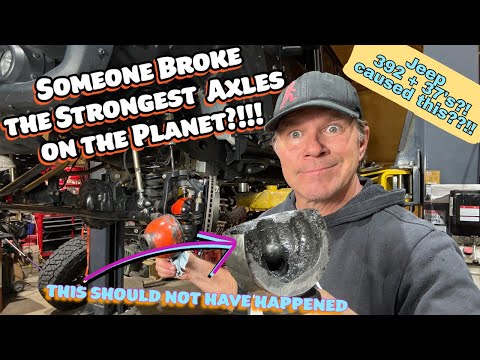 Dirt Daily. Someone Broke the UnBreakable Jeep Axles