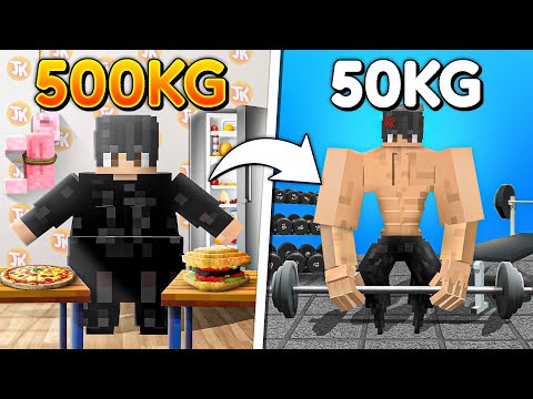 Transforming from 500KG to 50KG in Minecraft...