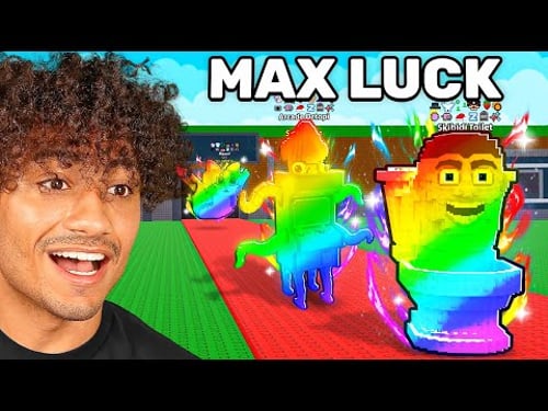 $0 To $1 TRILLION Using MAX LUCK In Steal A Brainrot..