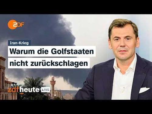 Iranian attacks: How the Arab states and the EU are reacting | Middle East expert live on ZDFheute