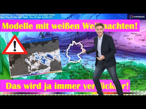 GFS mit Schneefront an Weihnachten: Dauerfrost bis ins neue Jahr? Kälteste Feiertage seit 2010?