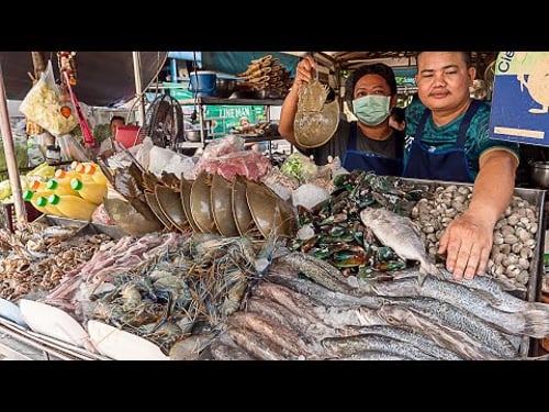 태국 가면 꼭 먹어 봐야하는 특이하고 보기 힘든 해물요리와 50년 전통 미슐랭 고기국수Must Try! Thai Unique Seafood &Michelin Meat Noodles