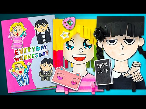 School Time With Wednesday ๐ธ๏ธ๐ฆ Rainbow VS. Black DIY Playbook