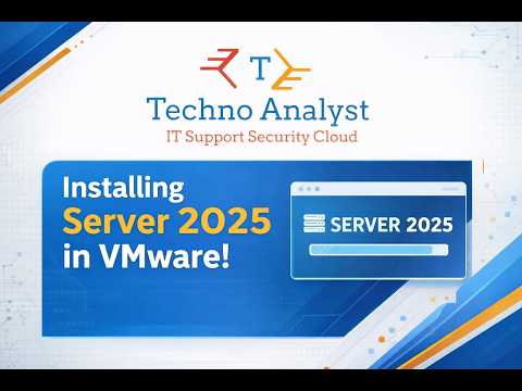 How to Install Windows Server 2025 in VMware Workstation | Step by Step