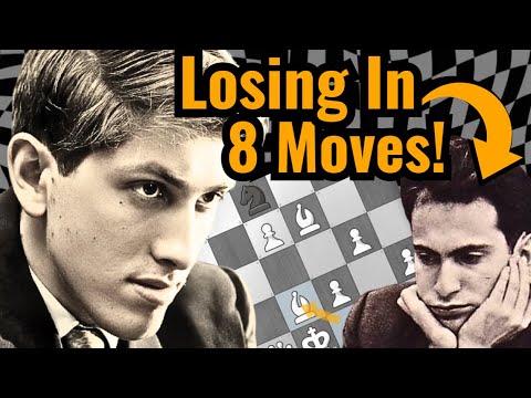 Bobby Fischer Destroys Mikhail Tal With ASTONISHING Queen Sacrifice!