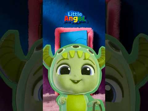 Play The Who's At The Door Game! 🚪 Little Angel Paper Craft Challenge #learn #shorts