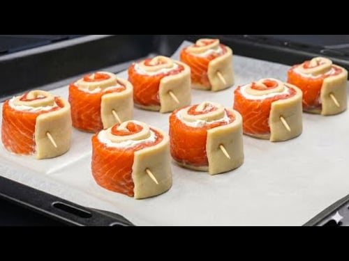 Eine Vorspeise für Partys in wenigen Minuten! Diesen Trick habe ich in einem Restaurant gelernt!