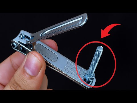 Few people know this secret use! How to make a simple soldering iron from nail clippers at home!