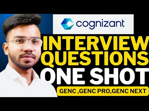 Cognizant Interview Questions and Answers in 1 Shot🔥| GEN C , GEN C PRO , GEN C NEXT