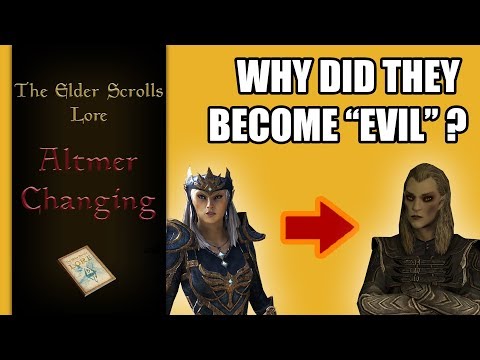 The changing view of the Altmer on Humans - The Elder Scrolls Lore