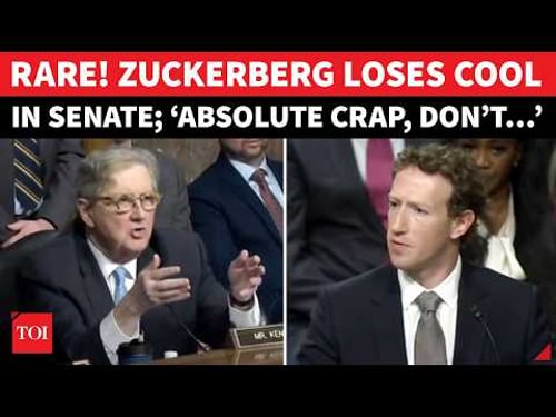 'Foothills Of Creepy': Tempers Fly As Mark Zuckerberg SHOUTS BACK At Senator In Tense Hearing