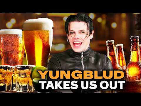 YUNGBLUD Tries to Stay Truthful While Playing Drinking Game | Takes Us Out