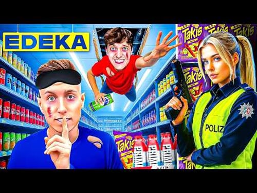 iCRIMAX ÜBERLEBT 24 STUNDEN HEIMLICH im EDEKA! 😱 (geht schief...)