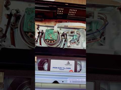 Inside a VCR #nostalgia #physicalmedia #vhs #shorts #oldschool