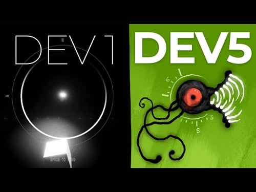 5 DEVS Make a GAME without COMMUNICATING! (cosmic horror edition)