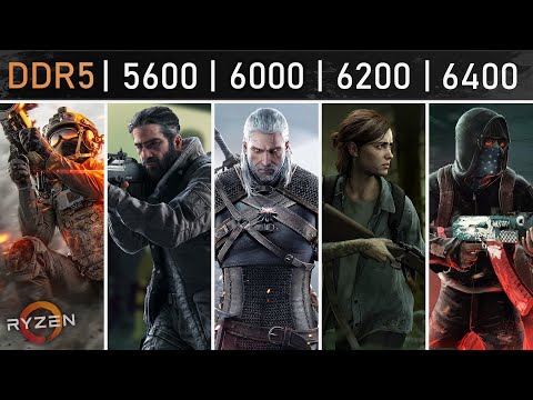 Does RAM REALLY matter?? DDR5 5600 vs 6000 vs 6200 vs 6400MHz (X3D CPUs Included)