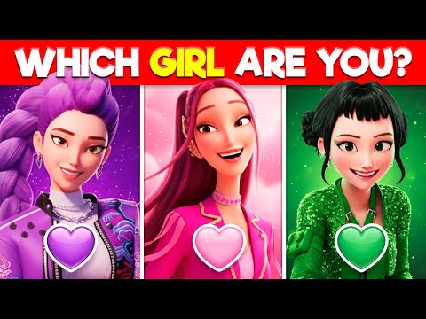 What Type of Girl Are You? 💜 Rumi 🩷 Mira 💚 Zoey Personality Test
