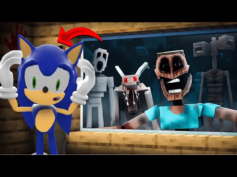 Sonic Plays MINECRAFT (HORROR MOD)