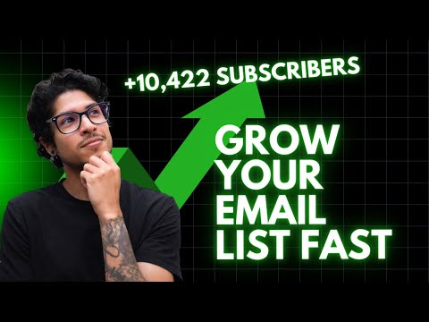 How to build an email list from scratch to 10k
