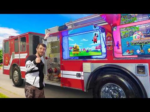 We Built the ULTIMATE Gaming Firetruck