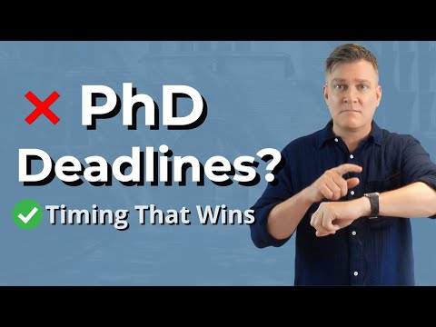 When to Apply for PhD Programs | Fall 2026 Timeline & Tips