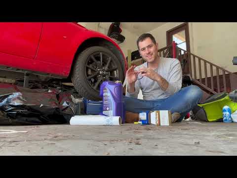Performing an Oil Change on My Modified 2006 NC Miata (Cammed 2.5L Engine)