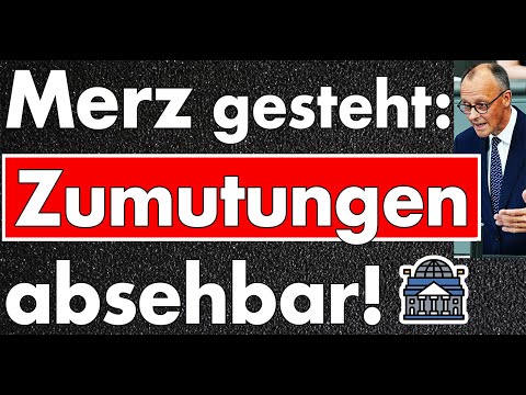 Merz kündigt Zumutungen von europaweiter Tragweite an! Er könne dann nichts mehr machen!