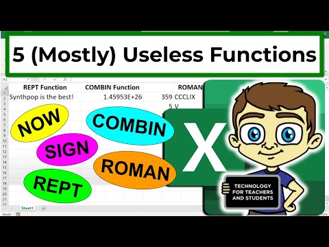 Learn Five (Mostly) Useless Excel Functions