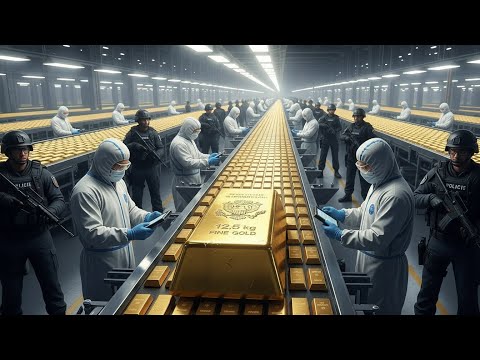 FROM ROCK ORE TO 9999 GOLD BARS – Inside the most rigorous refining line