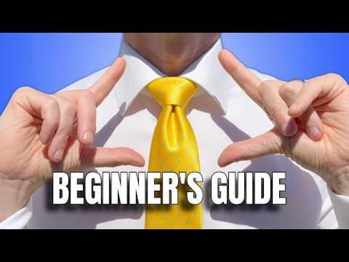 How to Tie a Tie: The Windsor Knot (Easy Step-by-Step)