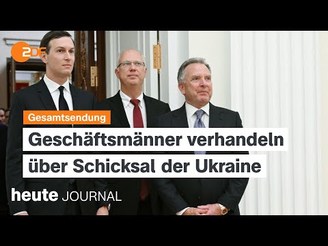 heute journal vom 21.12.2025 Friedensverhandlungen in Florida, Newsfatigue, Lage in Gaza