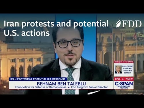 Behnam Ben Taleblu on the Iran protests and potential U.S. actions – C-SPAN