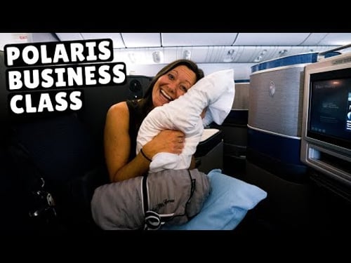 13 Hours in United's POLARIS BUSINESS CLASS (flying standby)