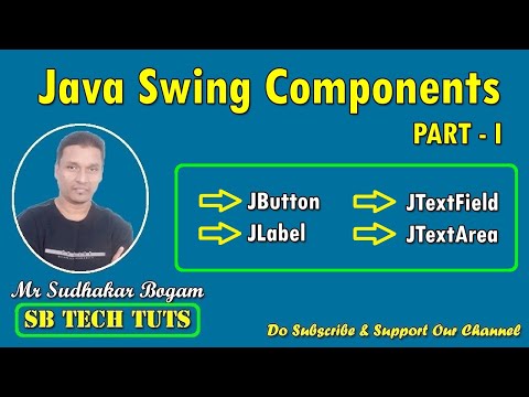 Java Swing Components | Java Swings | PART - I | Java Programming