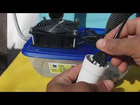 كيف يمكنني أن أعمل حوض الرطوبة خارج الفقاسة إدا كانت صغيرة الحجم