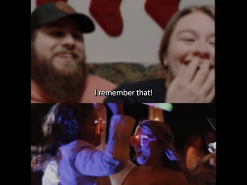 Ali & Kaleb Reaction #wedding #love #nature #videography #bride