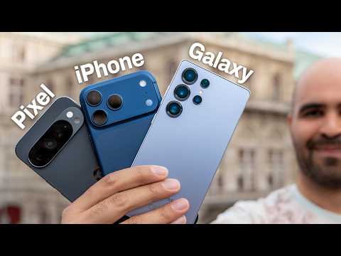 iPhone 17 Pro Max vs. Pixel 10 Pro XL vs. Galaxy S25 Ultra: Camera and Battery Test!